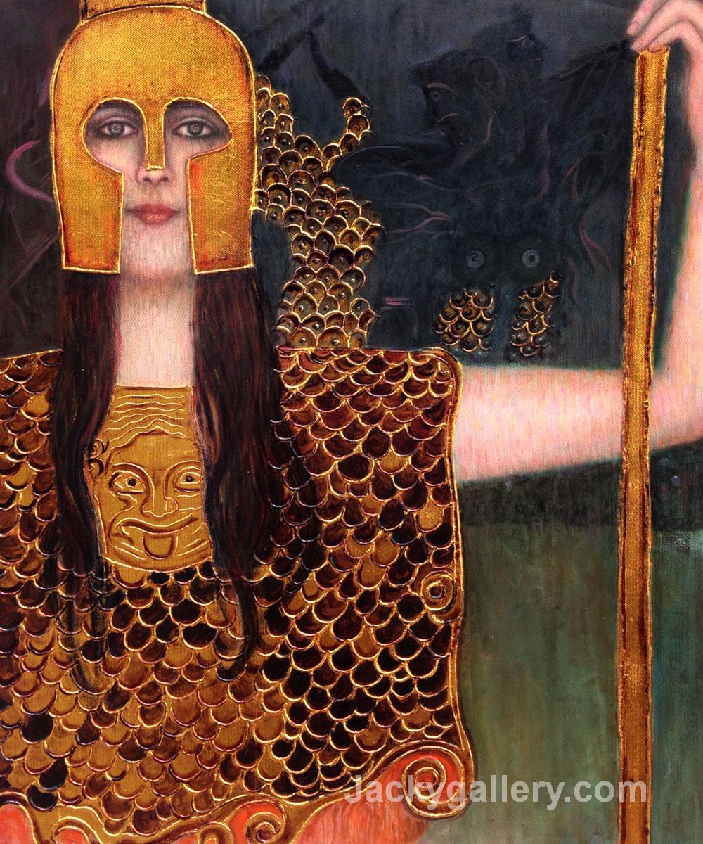 Pallas Athene (Luxury Line) by Gustav Klimt paintings reproduction